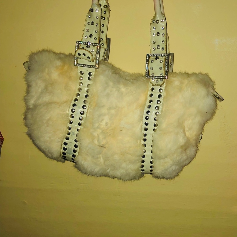 Fur purse